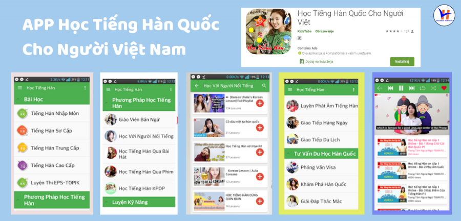 App học tiếng Hàn Quốc dành cho người Việt