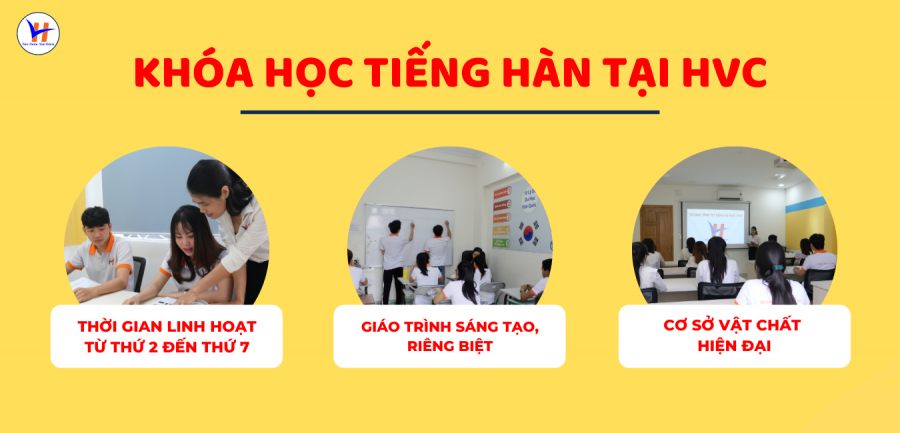 HỌC TỪ VỰNG TIẾNG HÀN HIỆU QUẢ tại HVC