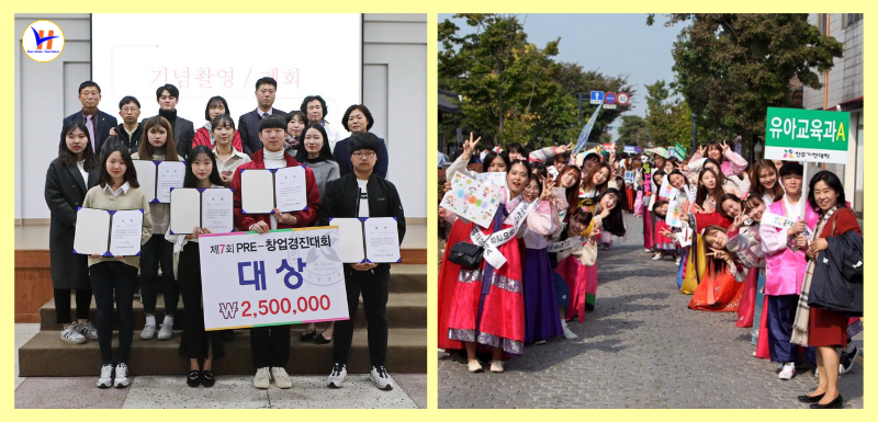 Sinh viên nhận học bổng đại học Jeonju Kijeon