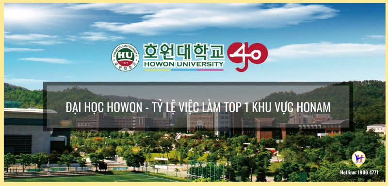 Đại học Howon - Tỷ lệ việc làm Top 1 khu vực Honam