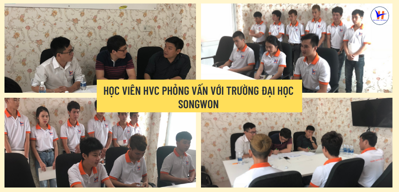 Đại học Songwon phỏng vấn du học sinh HVC