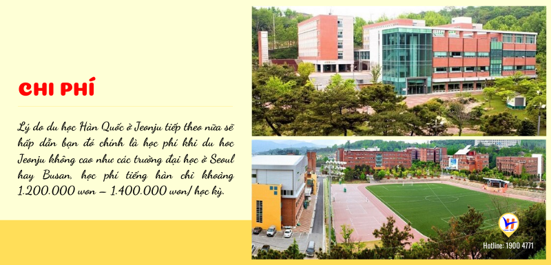 Chi phí du học Hàn Quốc tại thành phố Jeonju