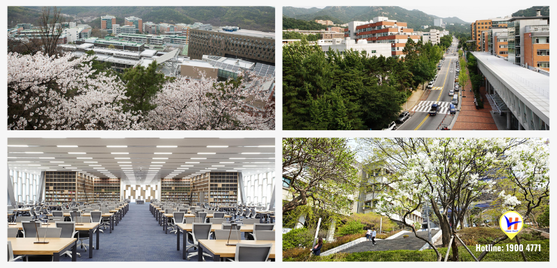 Kí túc xá trường đại học Quốc gia Seoul - SNU