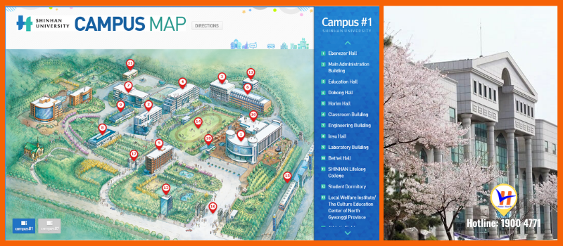 Trường Đại học Shinhan - Top trường đào tạo y tế, làm đẹp nổi tiếng tại Gyeonggi