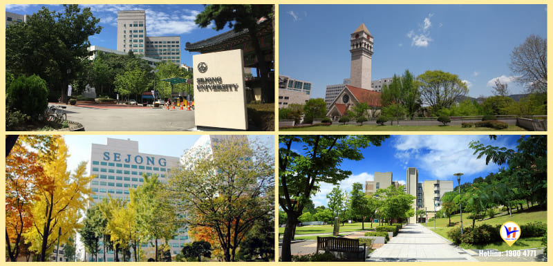 Đại học Sejong Hàn Quốc – 세종대학교 và những điều cần biết khi du học Hàn