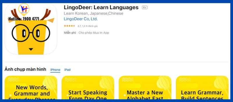 Ứng dụng: LingoDeer Learn Languages