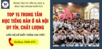 Tổng hợp 15 <strong>trung tâm học tiếng Hàn ở Hà Nội</strong> uy tín và chất lượng nhất