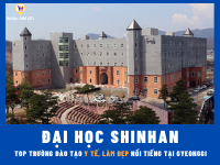 Trường Đại học Shinhan - Top trường đào tạo y tế, làm đẹp nổi tiếng tại Gyeonggi
