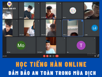 Học tiếng Hàn online - đảm bảo an toàn trong mùa dịch
