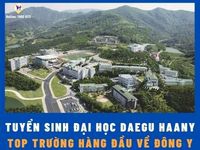 Tuyển sinh Đại học Daegu Haany