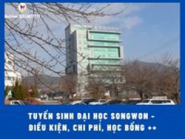Tuyển sinh Đại học Songwon - Songwon University