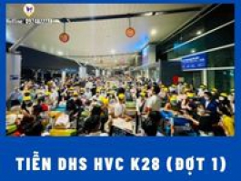 Tiễn du học sinh Hàn Quốc HVC K28 (Đợt 1)